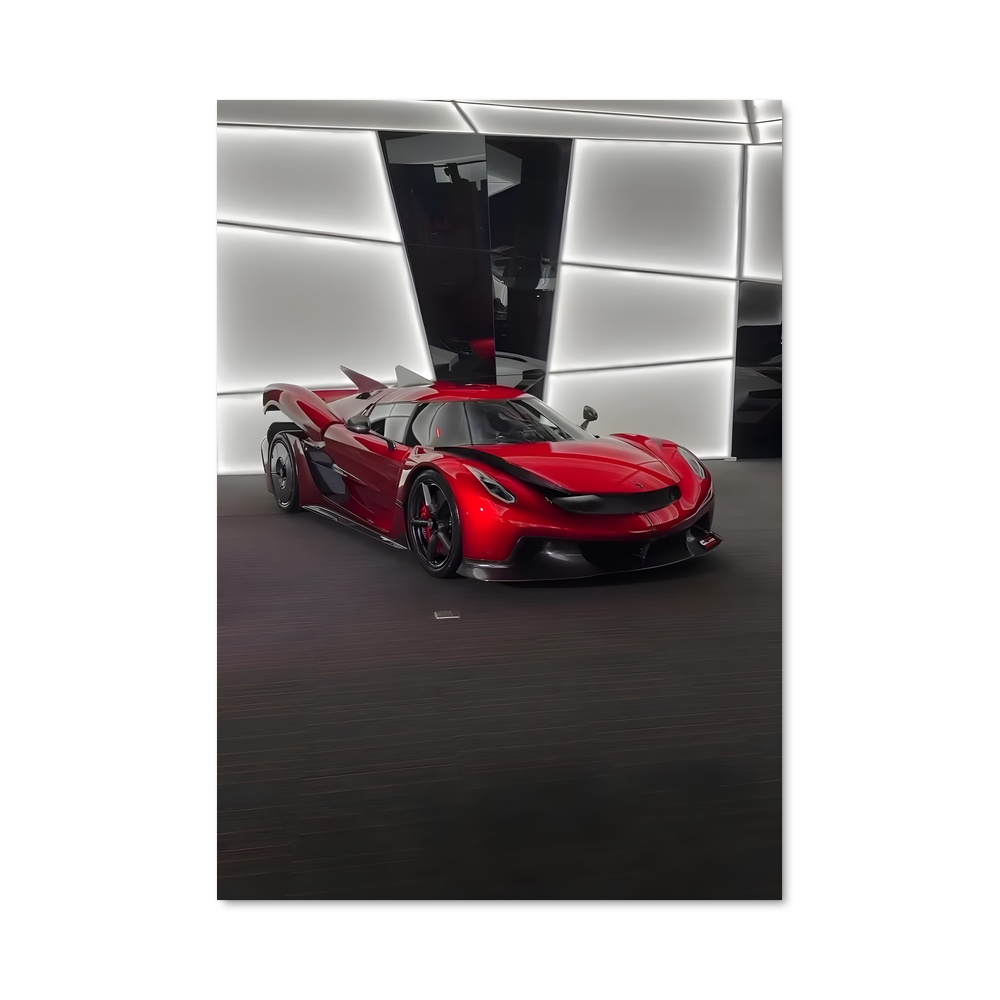 Poster Jesko In Red
